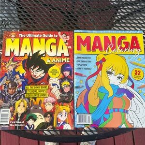 NWT 2 Pack -Bundle of Magazines The Ultimate Guide to Manga & Anime. And Manga.